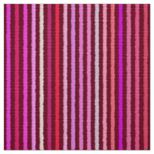 Tissu Rayures de craie - Bordeaux, Violet, Rose