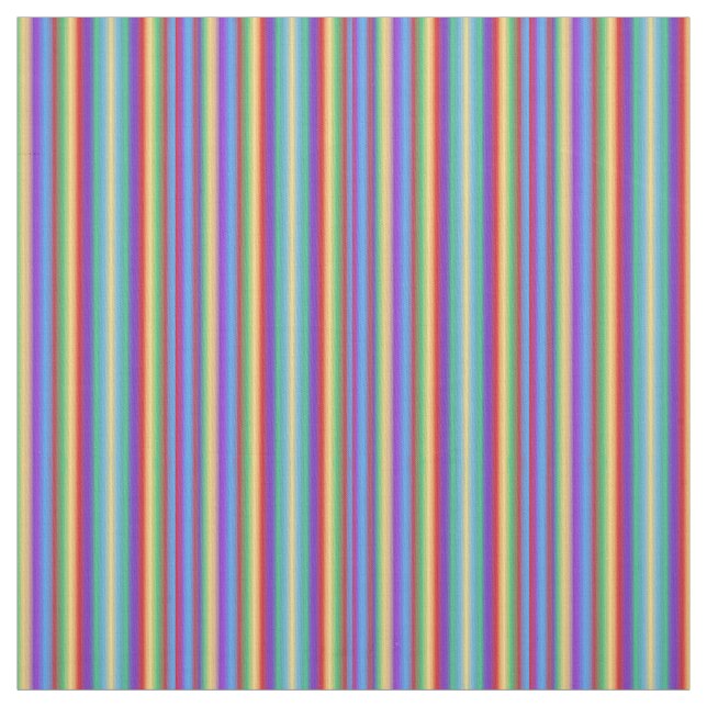 Tissu Rayures multi de couleur (Échantillon)