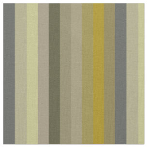 Tissu Rayures rétro des années 70 moutarde et olive