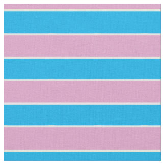 Tissu Rayures roses, bleues et blanches