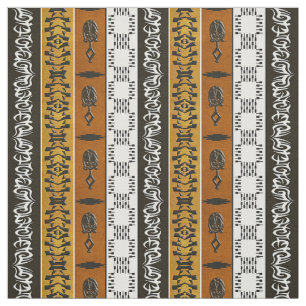 Tissu Rayures tribales africaines ethniques
