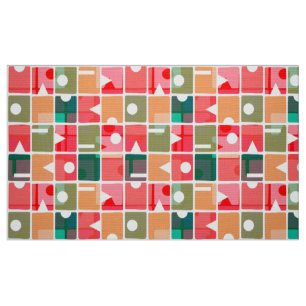 Tissu Rectangles Abstrait 120623