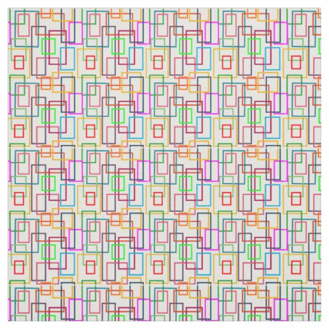 Tissu Rectangles de chevauchement (Échantillon)