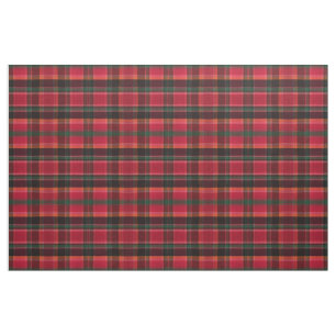 Tissu Red Green Carrés Madras Plaid Motif