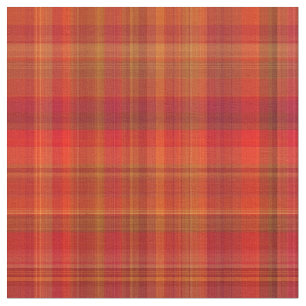 Tissu Red Madras Plaid Stripes Imprimer Motif