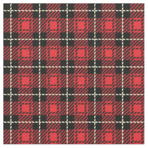 Tissu Red Plaid Background