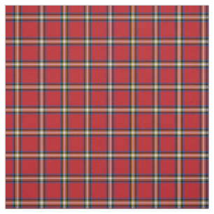 Tissu Red Plaid, Royal Stewart Tartan