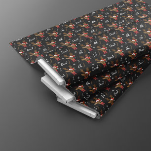 Tissu Reindeer Christmas Oh Deer Motif sans couture