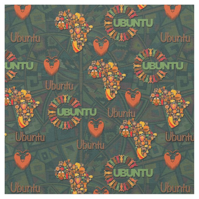Tissu Répétition de la tapisserie africaine (Fermer)