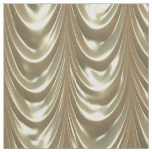 Tissu Ressemble au satin ruché par or métallique luxue