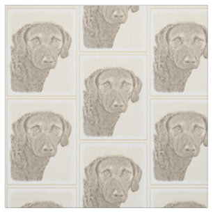 Tissu Retriever de Chesapeake Bay Peinture originale de