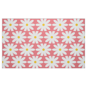 Tissu rétro de fleur d'impression XL surdimensionn