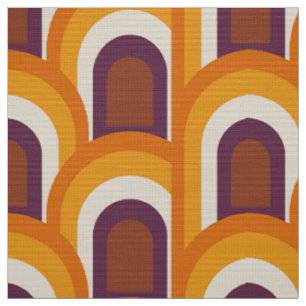 Tissu rétro du milieu du siècle