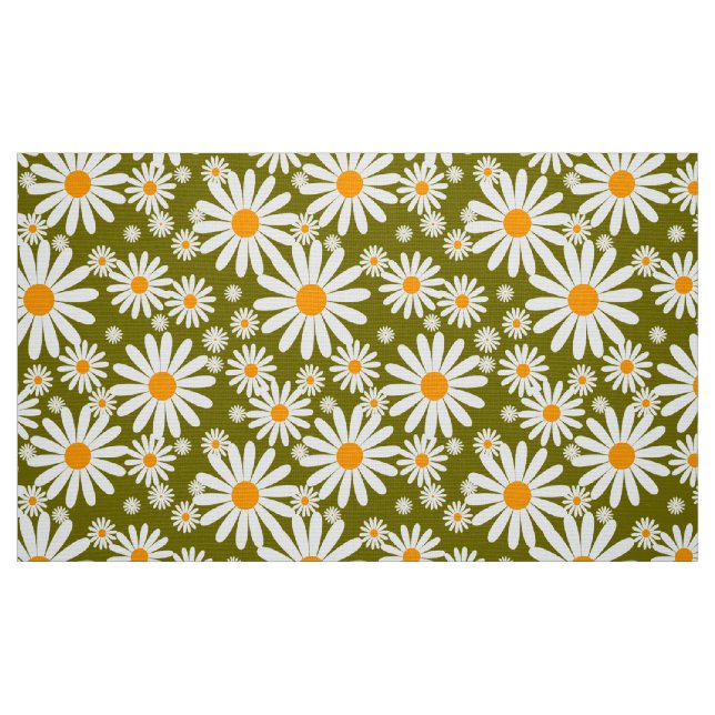 tissu rétro les années 70 des années 60 (Fat Quarter)