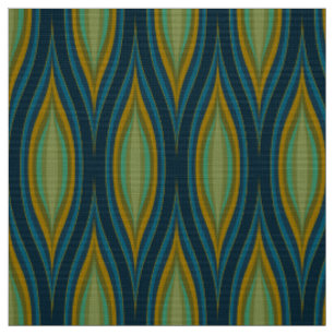 tissu rétro les années 70 Mod élégant