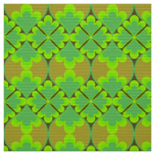 Tissu rétro mod 60s les années 70 motif de tissus fleu