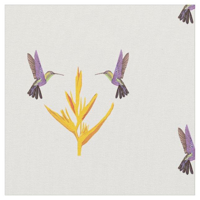 Tissu Rêve de colibris (Fermer)