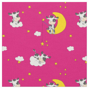 Tissu Rêver la vache