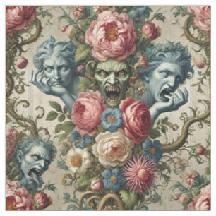 Tissu Rhapsody Road - Carreau de déclaration gothique