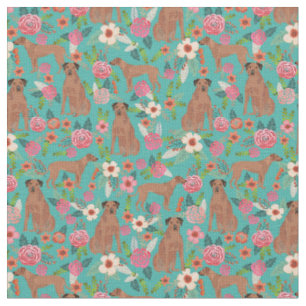 Tissu rideau rhodésien flair vintage turquoise