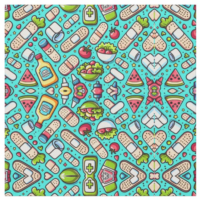Tissu Robe à salade (Fermer)