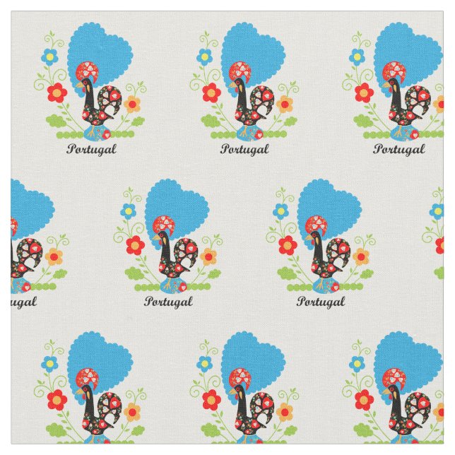 Tissu Rooster portugais (Fermer)