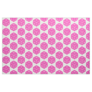 Tissu rose des matrices D20