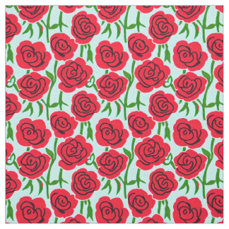 Tissu rose rouge brillant