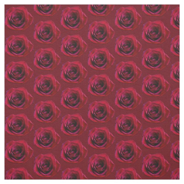 Tissu rose Tissu rose rouge Coton ou Poly personna (Échantillon)