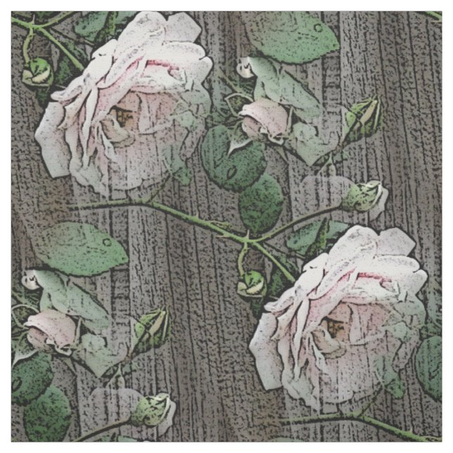 Tissu Roses (Échantillon)