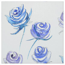 Roses bleus lumineux
