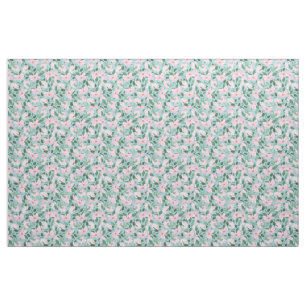 Tissu Roses roses roses Floral Peinture Poudre Bleu