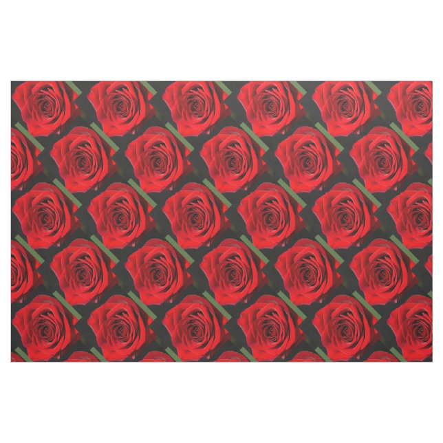 Tissu Roses rouges (Fat Quarter)