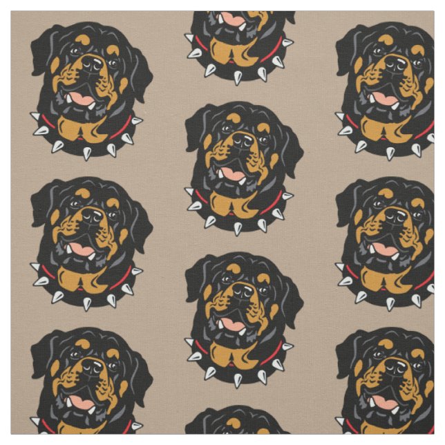 Tissu rottweiler (Échantillon)