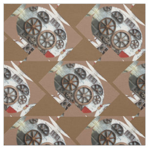 Tissu Roues