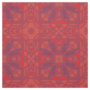 Tissu Rouge Pourpre Meurtre De Corbeaux Kaleidoscope