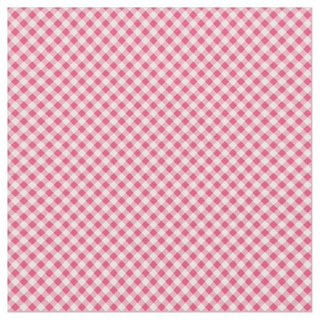 Tissu Rouge  Vichy Blanc (Fermer)