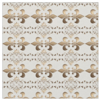 Tissu Royal, Fleur de Lis motif
