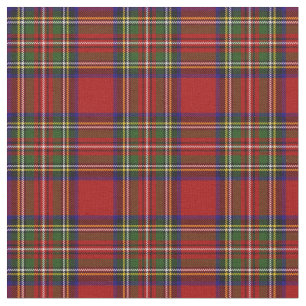 Tissu Royal Stewart Tartan Plaid Scottish Motif