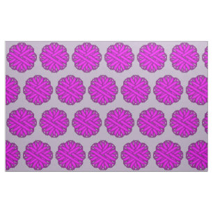 Tissu Ruban de fleurs violettes par Kenneth Yoncich