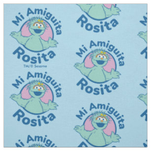 Tissu Rue Sésame Mi Amiguita Rosita