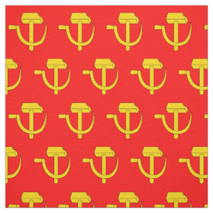 Tissu Russie URSS Drapeau rouge de l'Union soviétique