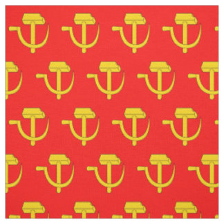 Tissu Russie URSS| Drapeau rouge de l'Union soviétique| 