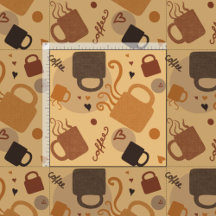 Rustic Coffee Love - Mug and Heart Motif