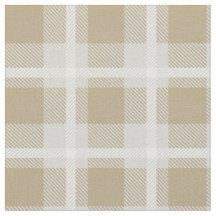 Tissu Sable jaune beurre carreau buffalo marocain 