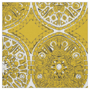 Tissu saffreya ocre