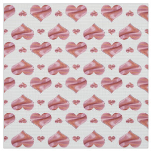 Tissu Saint-Valentin. Coeurs