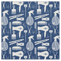 Salon Chic Retro Deep Blue & White Hair Tools