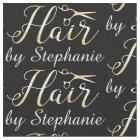 Salon de coiffure d'or de styliste en coiffure de