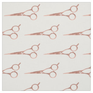 Tissu Salon rose Gold Ciseaux Hair Styliste